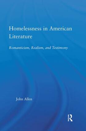 Allen |  Homelessness in American Literature | Buch |  Sack Fachmedien