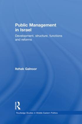 Galnoor |  Public Management in Israel | Buch |  Sack Fachmedien