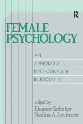 Schuker / Levinson |  Female Psychology | Buch |  Sack Fachmedien