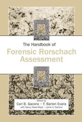 Gacono / Evans |  The Handbook of Forensic Rorschach Assessment | Buch |  Sack Fachmedien