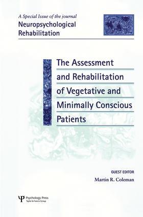 Coleman |  The Assessment and Rehabilitation of Vegetative and Minimally Conscious Patients | Buch |  Sack Fachmedien