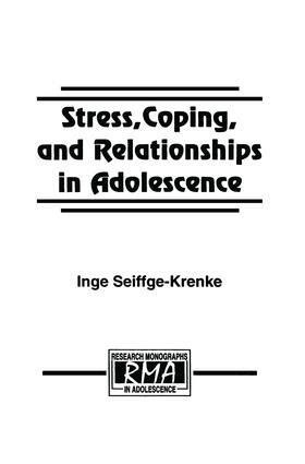 Seiffge-Krenke |  Stress, Coping, and Relationships in Adolescence | Buch |  Sack Fachmedien