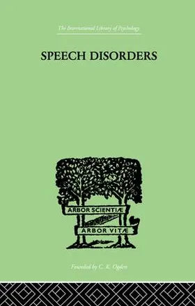 Stinchfield |  Speech Disorders | Buch |  Sack Fachmedien