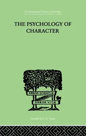 Roback |  The Psychology Of Character | Buch |  Sack Fachmedien