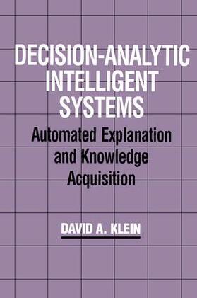 Klein |  Decision-Analytic Intelligent Systems | Buch |  Sack Fachmedien