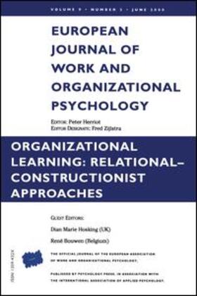 Bouwen / Hosking |  Organizational Learning: Relational-Constructionist Approaches | Buch |  Sack Fachmedien