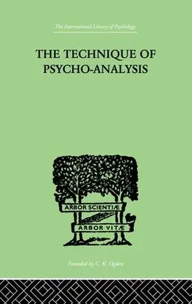 Forsyth |  The Technique Of Psycho-Analysis | Buch |  Sack Fachmedien