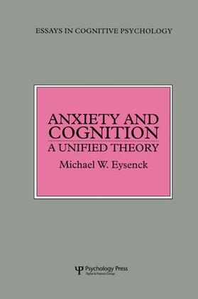 Eysenck |  Anxiety and Cognition | Buch |  Sack Fachmedien