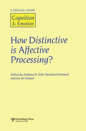 Eder / Hommel |  How Distinctive is Affective Processing? | Buch |  Sack Fachmedien