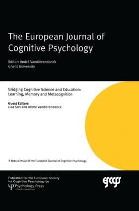 Son / Vandierendonck |  Bridging Cognitive Science and Education | Buch |  Sack Fachmedien