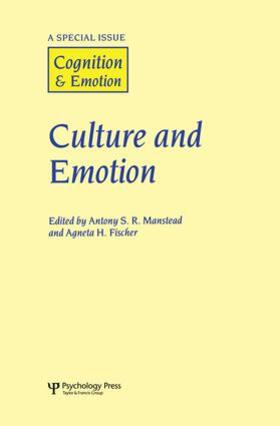 Fischer / Manstead |  Culture and Emotion | Buch |  Sack Fachmedien