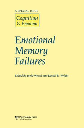Wessel / Wright |  Emotional Memory Failures | Buch |  Sack Fachmedien