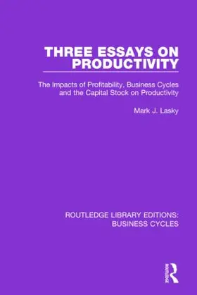 Lasky |  Three Essays on Productivity | Buch |  Sack Fachmedien