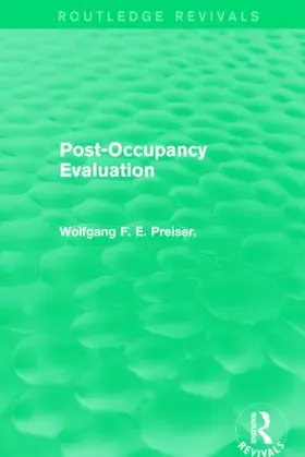 Preiser / Rabinowitz / White |  Post-Occupancy Evaluation | Buch |  Sack Fachmedien