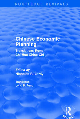 Lardy |  Chinese Economic Planning | Buch |  Sack Fachmedien