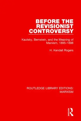 Rogers |  Before the Revisionist Controversy | Buch |  Sack Fachmedien