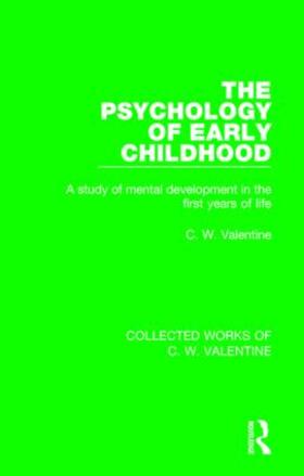 Valentine |  The Psychology of Early Childhood | Buch |  Sack Fachmedien