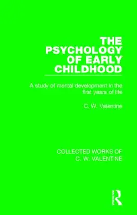 Valentine |  The Psychology of Early Childhood | Buch |  Sack Fachmedien