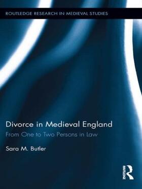 Butler |  Divorce in Medieval England | Buch |  Sack Fachmedien