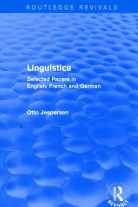 Jespersen |  Linguistica | Buch |  Sack Fachmedien