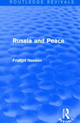 Nansen |  Russia and Peace | Buch |  Sack Fachmedien