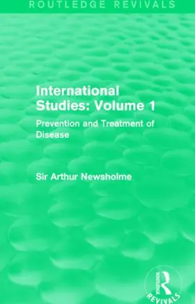 Newsholme |  International Studies: Volume 1 | Buch |  Sack Fachmedien