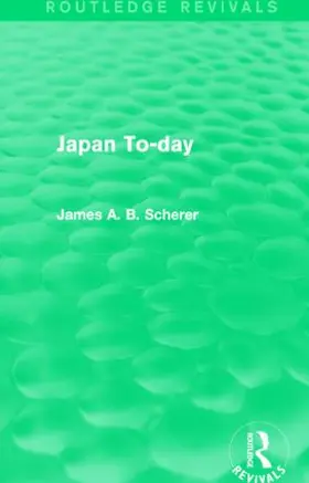 Scherer |  Japan To-day | Buch |  Sack Fachmedien