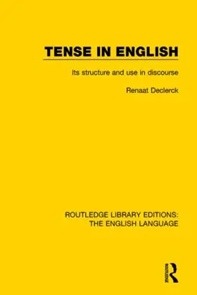 Declerck |  Tense in English | Buch |  Sack Fachmedien