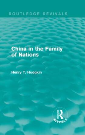 Hodgkin |  China in the Family of Nations | Buch |  Sack Fachmedien