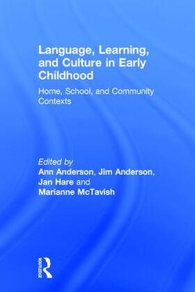 Anderson / Hare / McTavish |  Language, Learning, and Culture in Early Childhood | Buch |  Sack Fachmedien