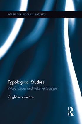 Cinque |  Typological Studies | Buch |  Sack Fachmedien