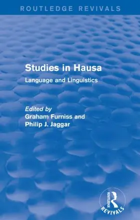 Furniss / Jaggar |  Studies in Hausa | Buch |  Sack Fachmedien