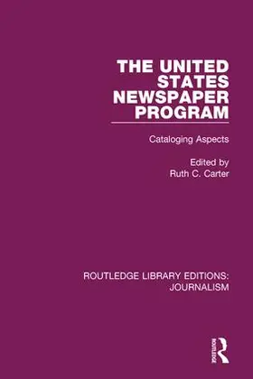 Carter |  The United States Newspaper Program | Buch |  Sack Fachmedien