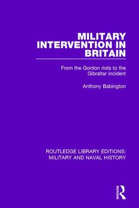 Babington |  Military Intervention in Britain | Buch |  Sack Fachmedien