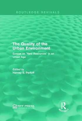 Perloff |  The Quality of the Urban Environment | Buch |  Sack Fachmedien