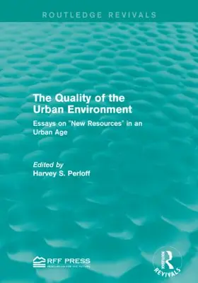 Perloff |  The Quality of the Urban Environment | Buch |  Sack Fachmedien