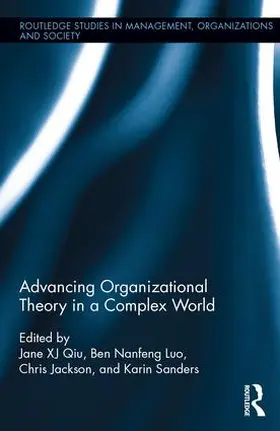 Qiu / Luo / Jackson |  Advancing Organizational Theory in a Complex World | Buch |  Sack Fachmedien