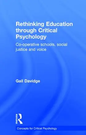 Davidge |  Rethinking Education through Critical Psychology | Buch |  Sack Fachmedien