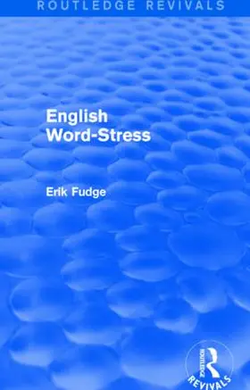 Fudge |  English Word-Stress | Buch |  Sack Fachmedien