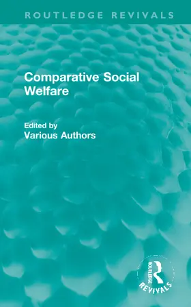  Comparative Social Welfare | Buch |  Sack Fachmedien