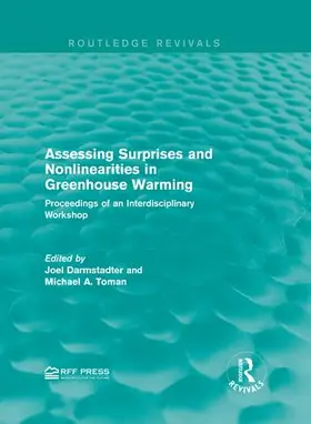 Darmstadter / Toman |  Assessing Surprises and Nonlinearities in Greenhouse Warming | Buch |  Sack Fachmedien