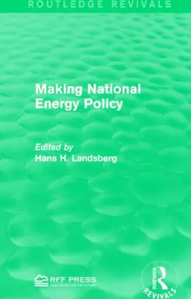 Landsberg |  Making National Energy Policy | Buch |  Sack Fachmedien