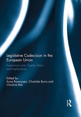 Rasmussen / Burns / Reh |  Legislative Codecision in the European Union | Buch |  Sack Fachmedien