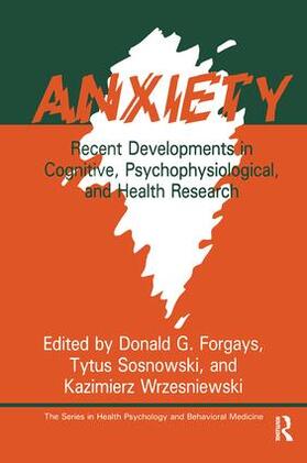 Forgays / Sosnowski / Wrzesniewski |  Anxiety | Buch |  Sack Fachmedien