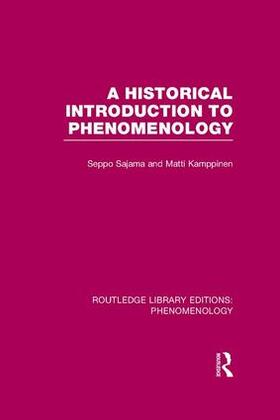 Sajama / Kamppinen |  A Historical Introduction to Phenomenology | Buch |  Sack Fachmedien