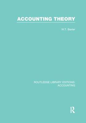 Baxter |  Accounting Theory | Buch |  Sack Fachmedien