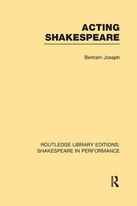 Joseph |  Acting Shakespeare | Buch |  Sack Fachmedien