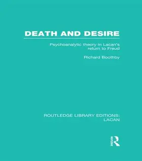 Boothby |  Death and Desire (RLE | Buch |  Sack Fachmedien