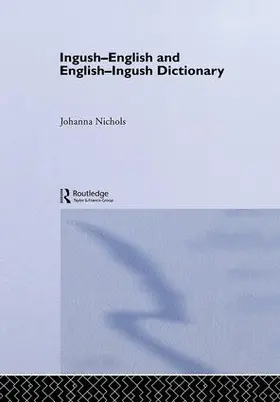 Nichols / Sprouse |  Ingush-English and English-Ingush Dictionary | Buch |  Sack Fachmedien