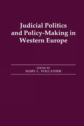 Volcansek |  Judicial Politics and Policy-making in Western Europe | Buch |  Sack Fachmedien